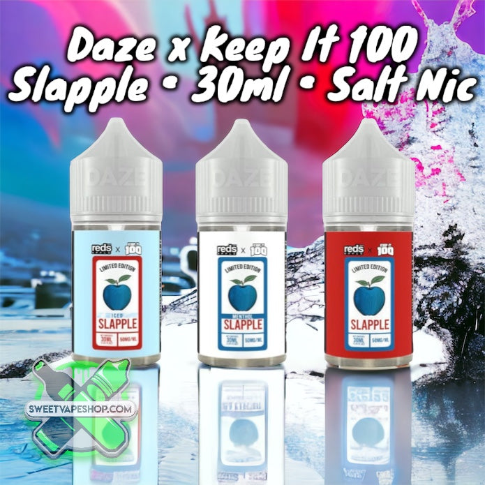 Daze x Keep It 100 - Slapple - Salt Nicotine 30ml
