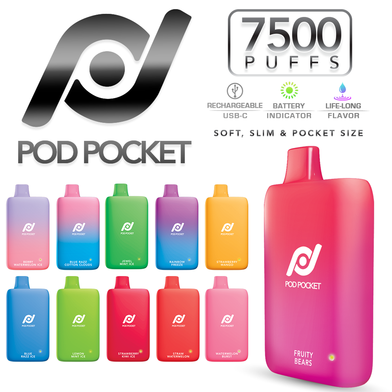 Pod Pocket - Disposable Vape 7500 Puffs