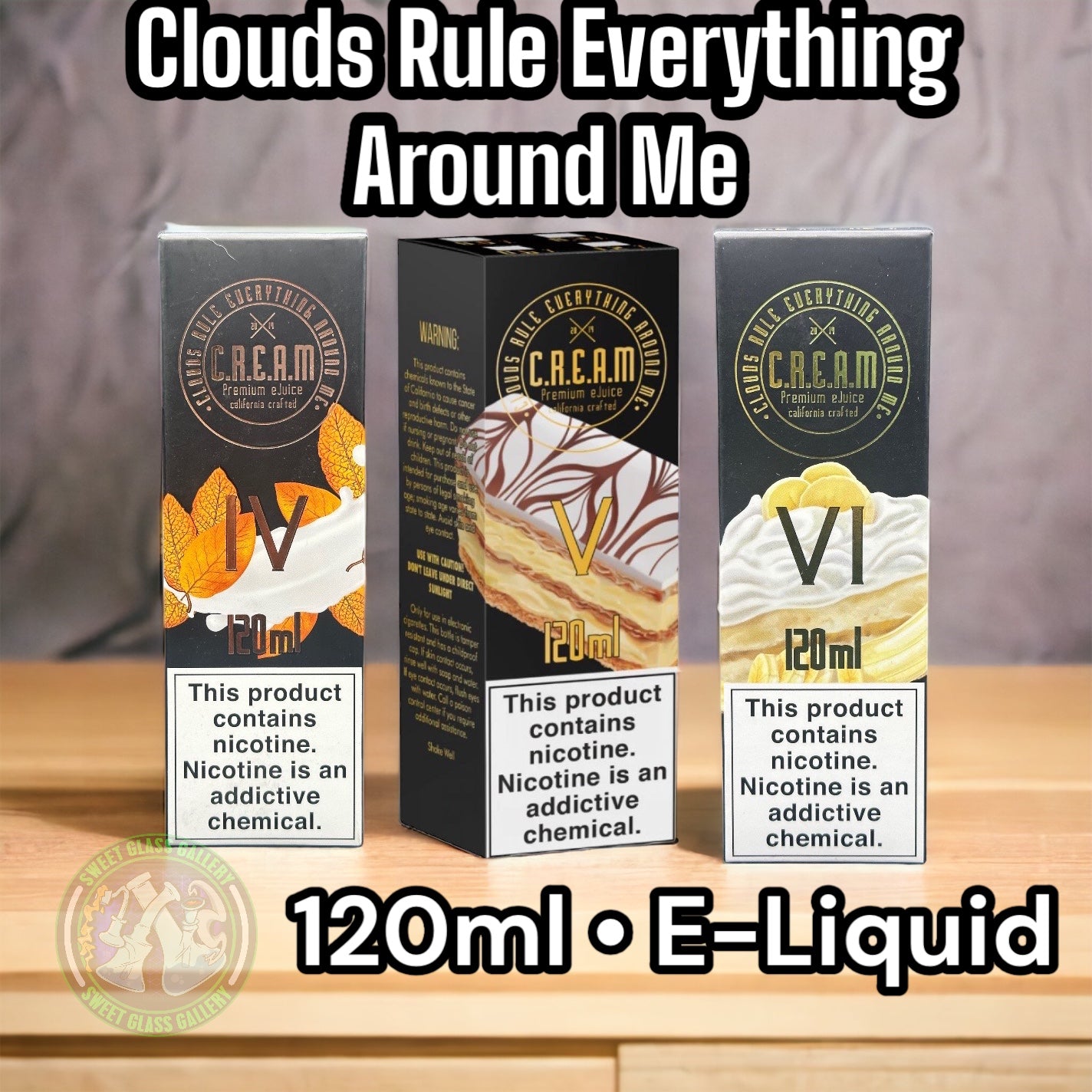 C.R.E.A.M - 120ml E-Liquid - Clouds Rule Everything Around Me